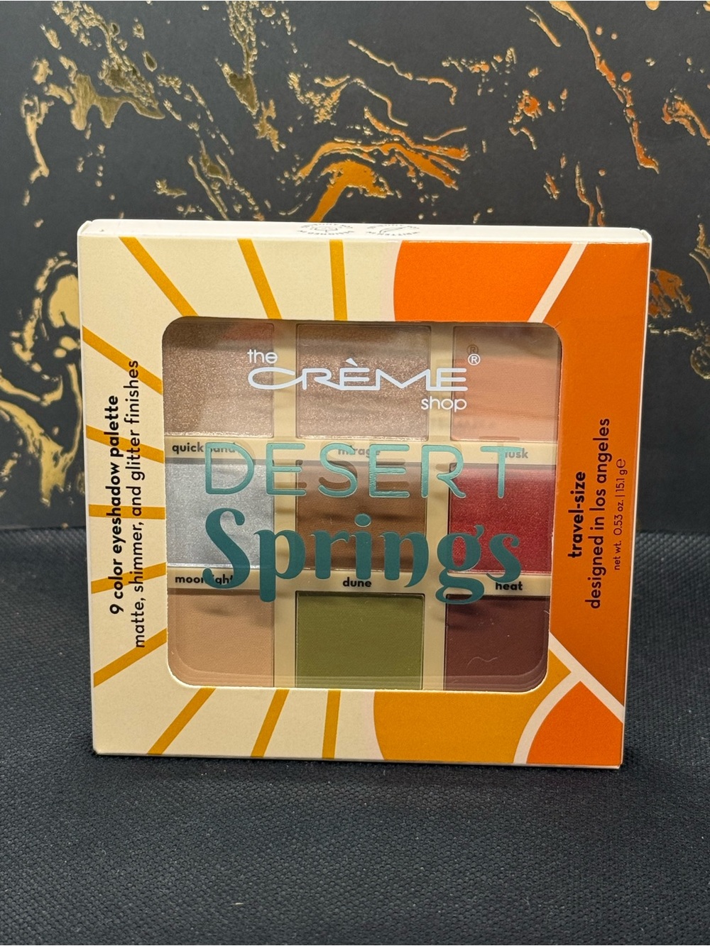 The Creme Shop Desert Springs 9 Color Eyeshadow Palette New